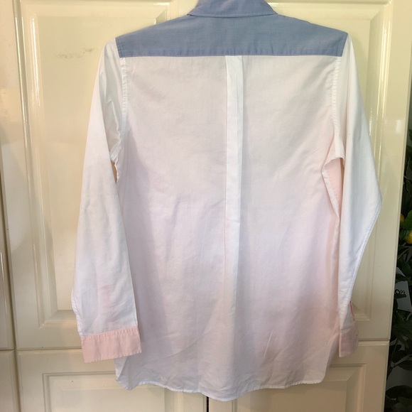 Gap Multi Coloured Long Sleeve Shirt Size Medium - Picture 2 of 5